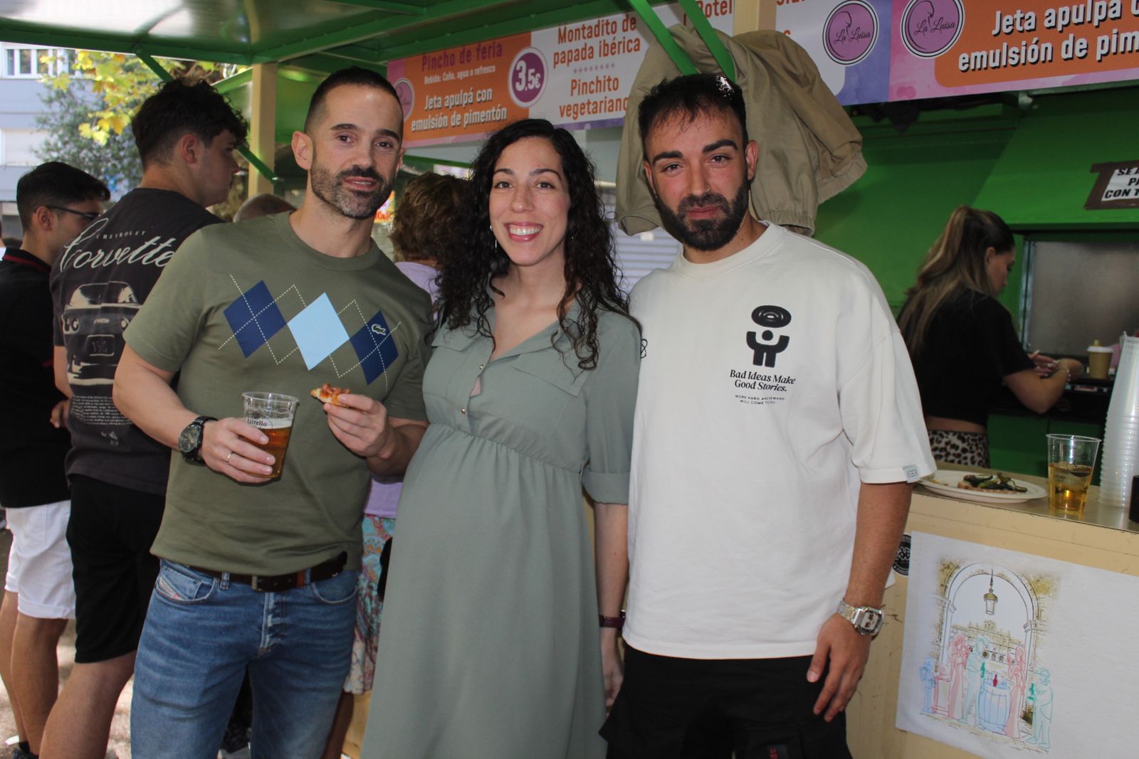 Ambiente en la Feria de Día en el mediodía de este sábado