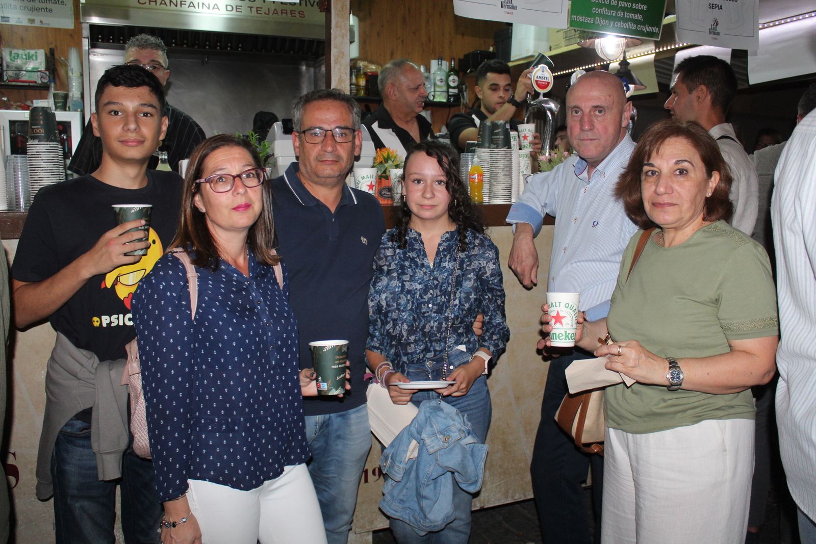 Ambiente en la Feria de Día en la tarde de este sábado