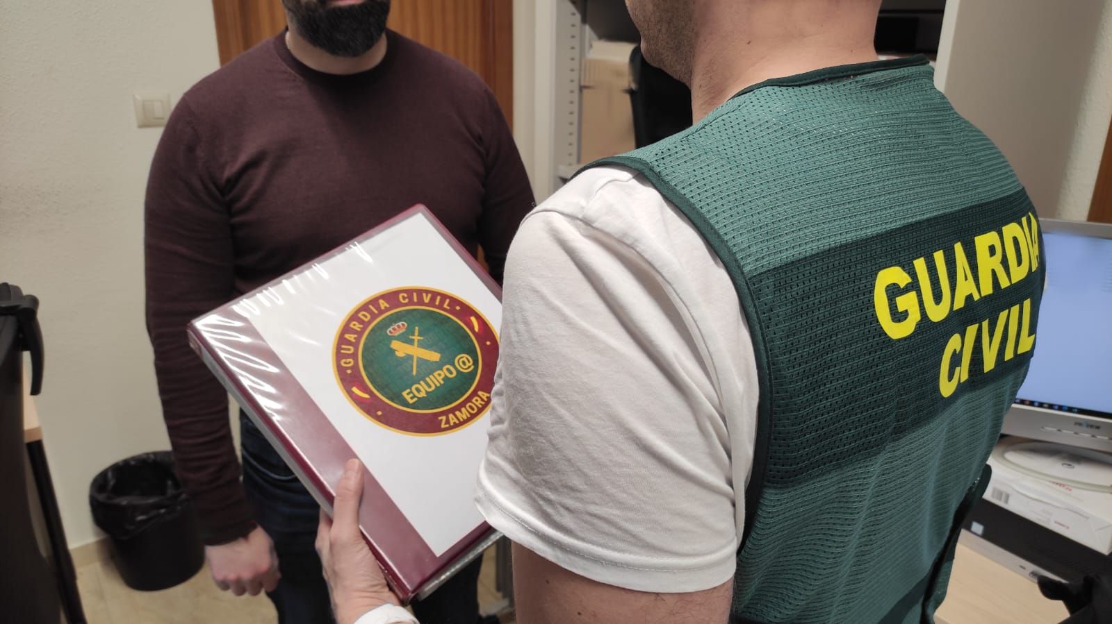 Imagen del equipo @ de la Guardia Civil de Zamora