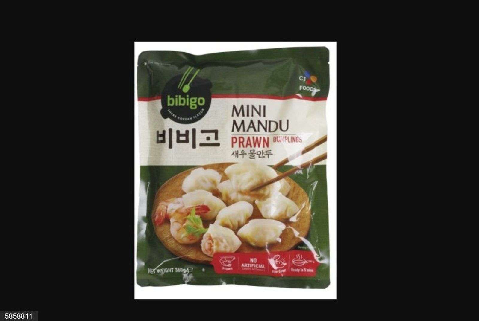 Dumplings congeladas de Vietnam. EP