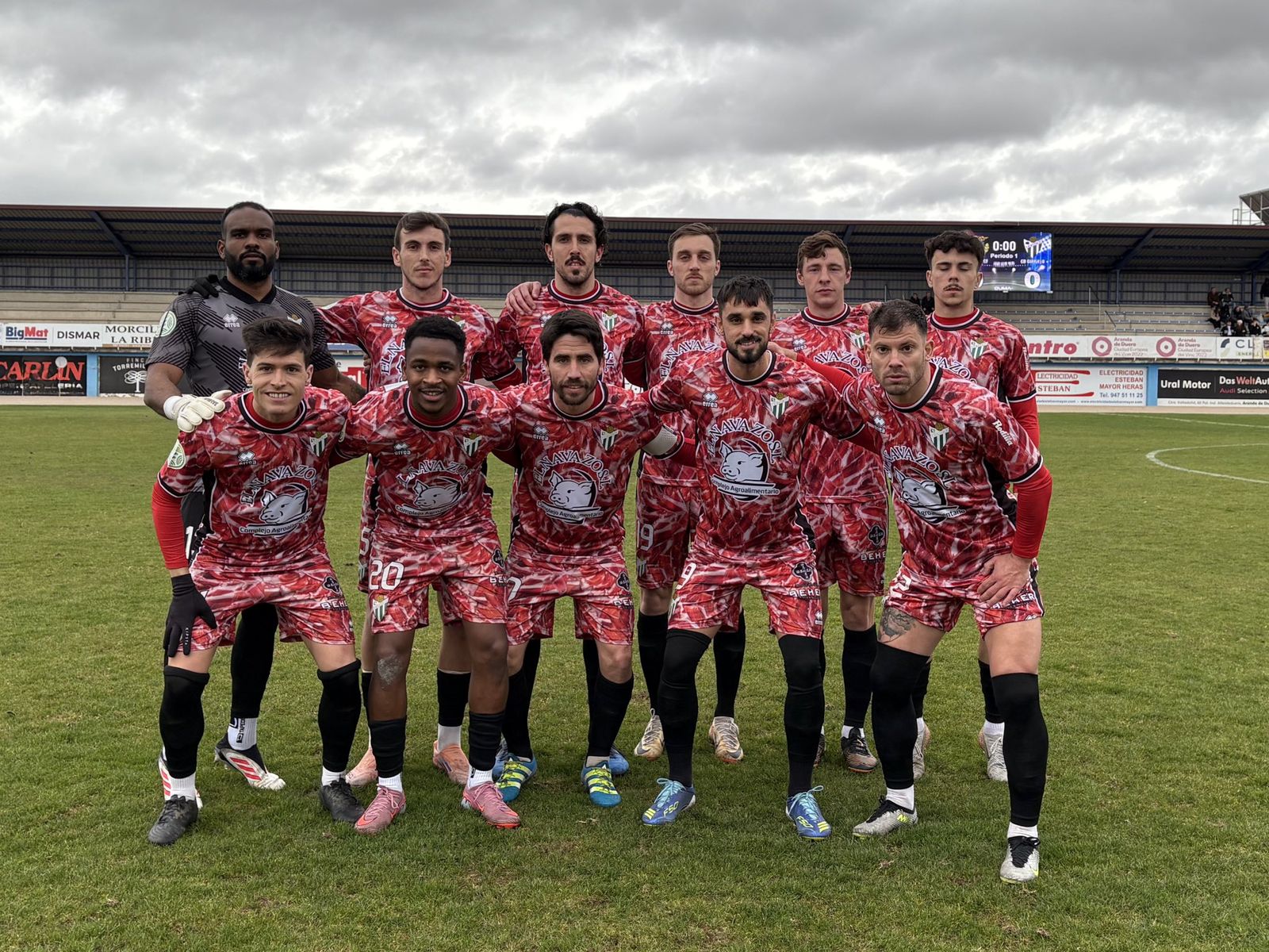 Once titular del Guijuelo ante la Arandina