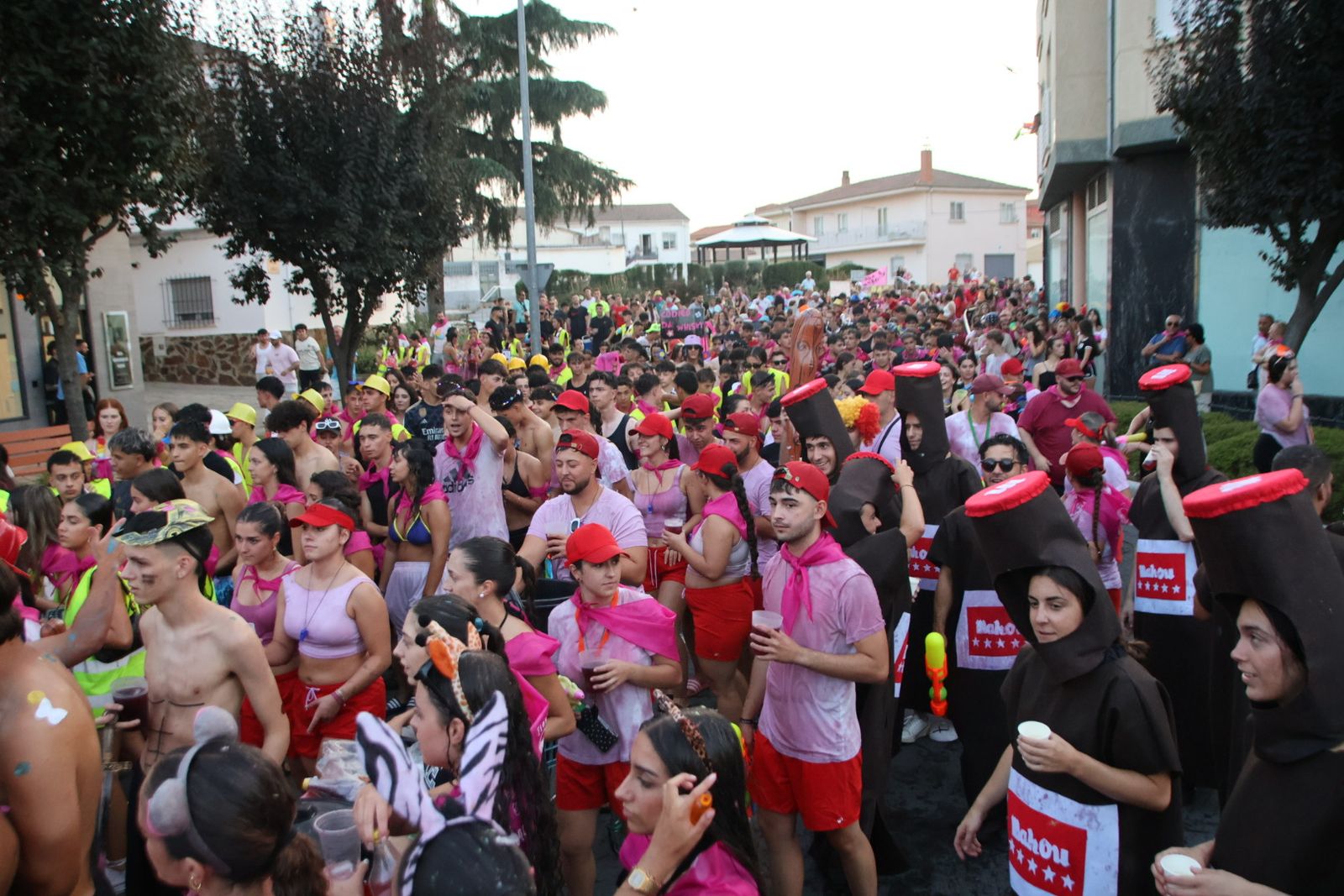 Chupinazo en Carbajosa con batucad