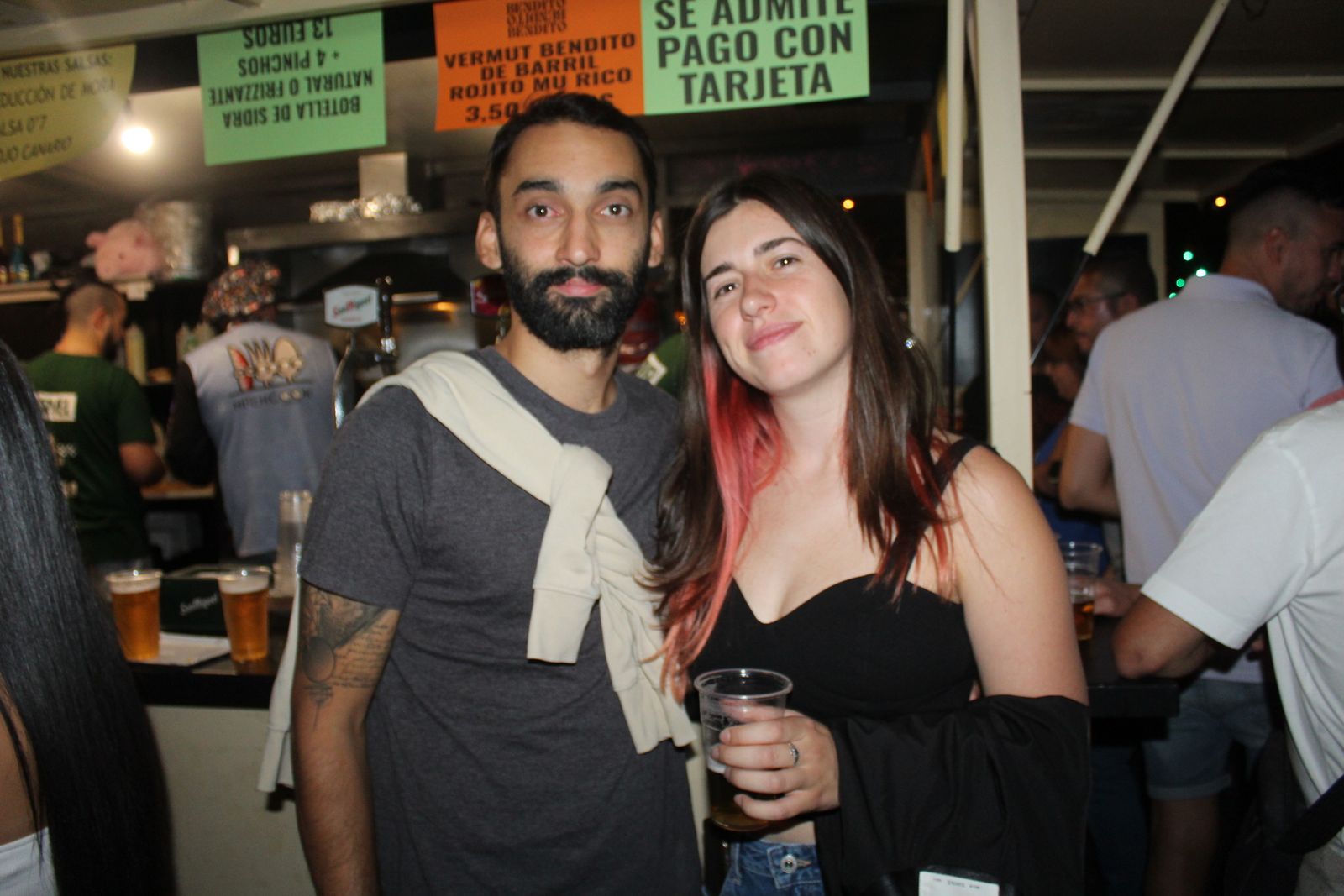 Ambiente en la Feria de Día en la tarde de este sábado