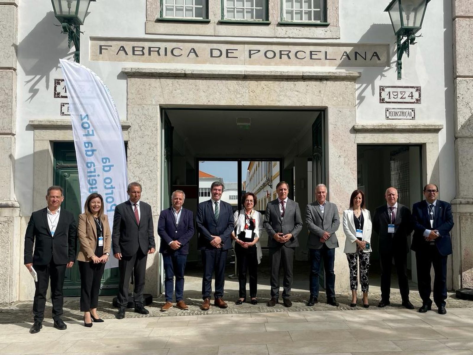 Carbayo en su visita a Aveiro