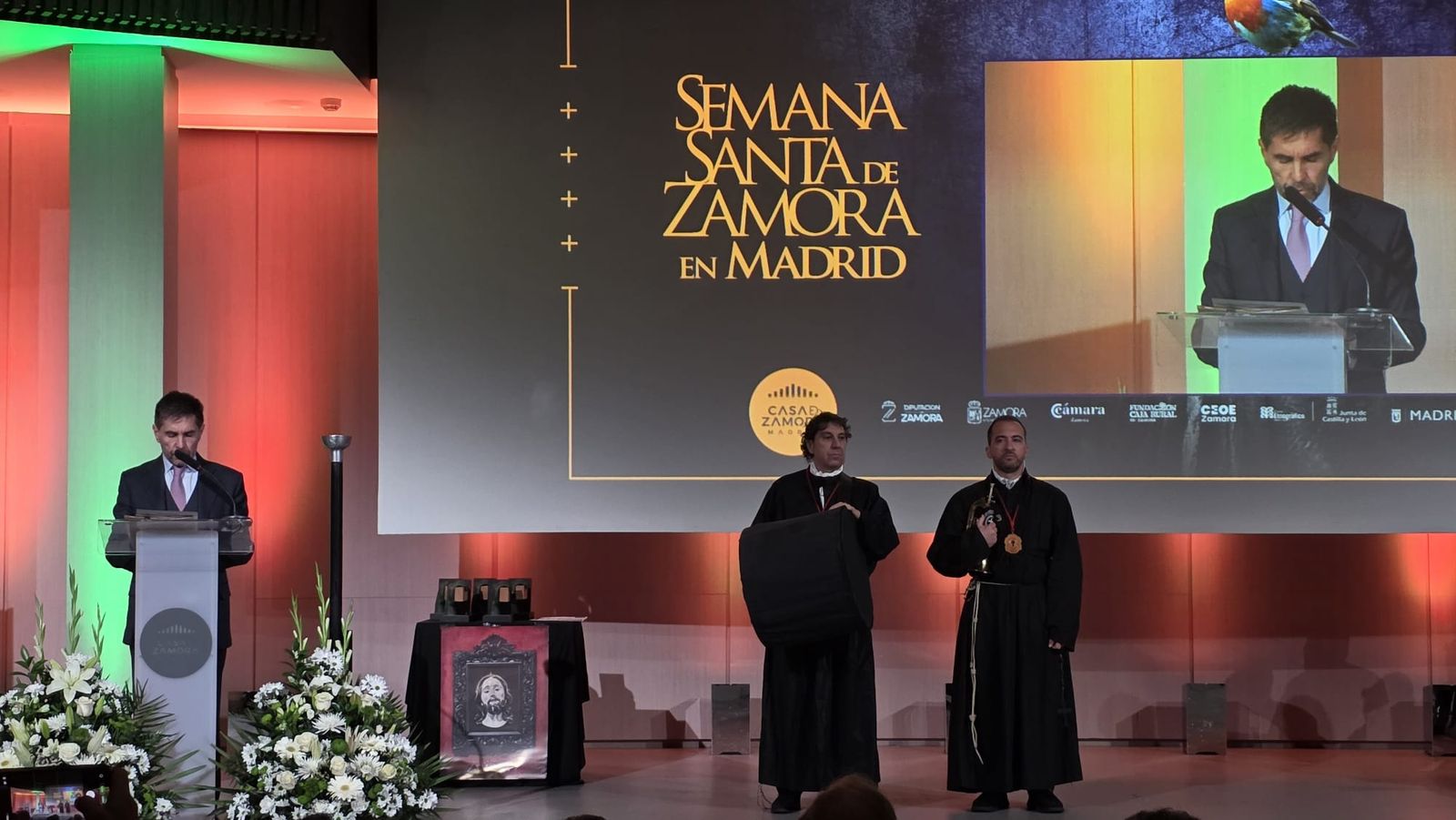 GALERÍA El pregón de la Semana Santa de Zamora en Madrid, en imágenes