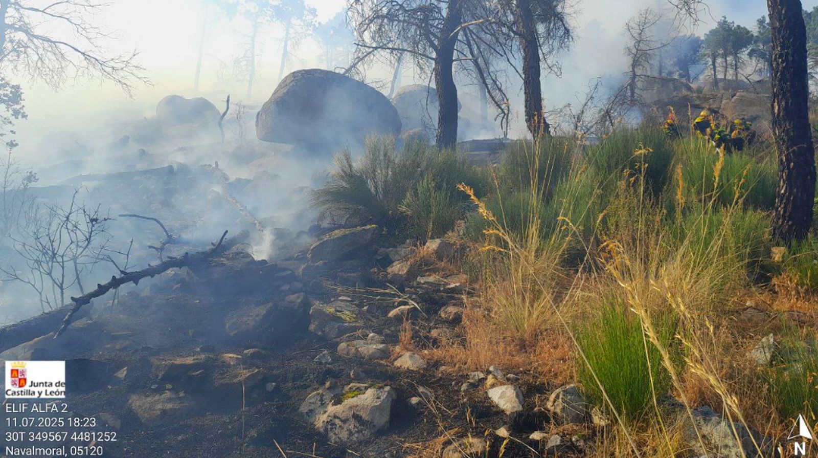 Incendio en Navalmoral