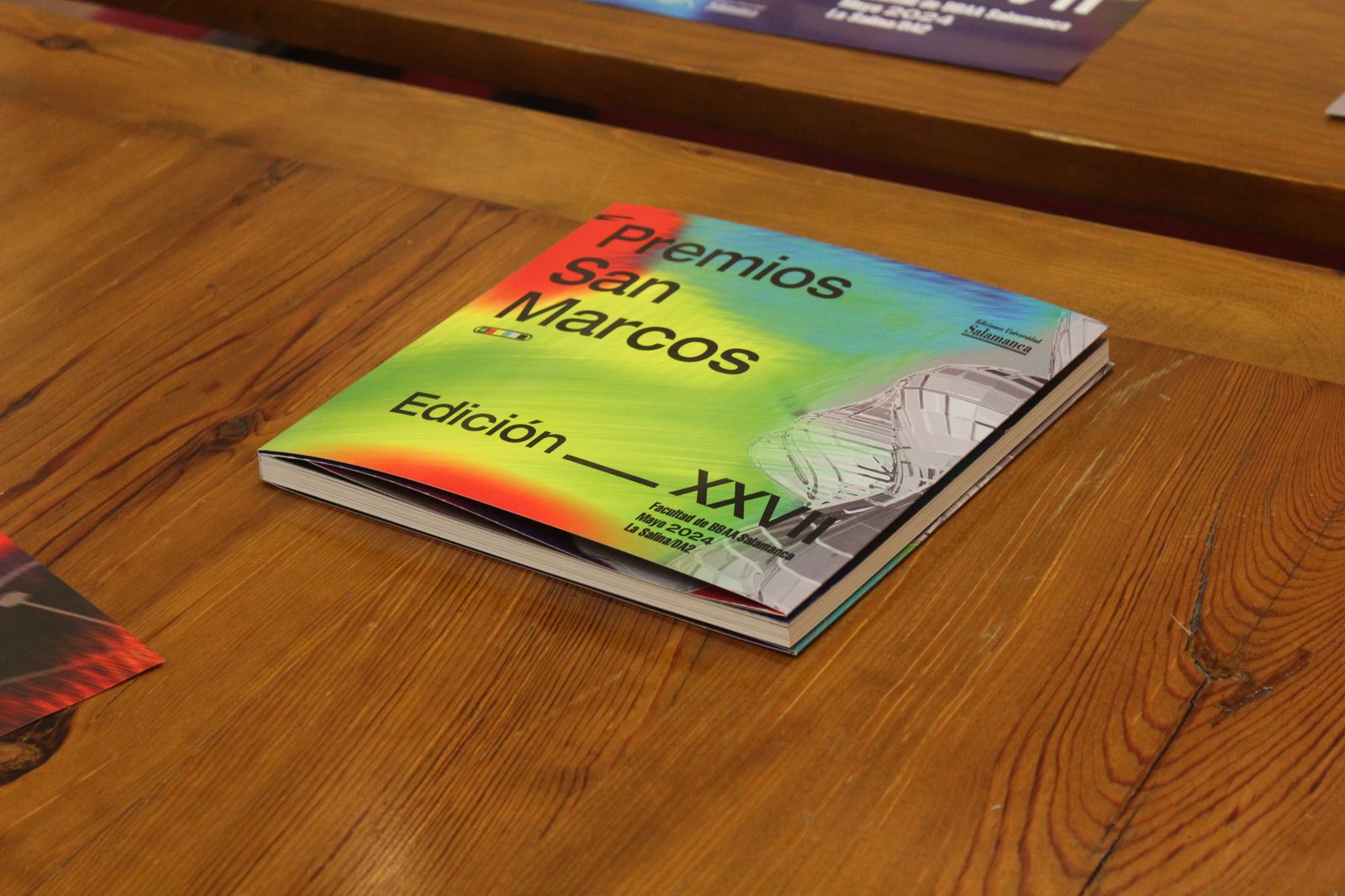 Presentación de la XXVII edición de los Premios San Marcos de la Universidad de Salamanca.