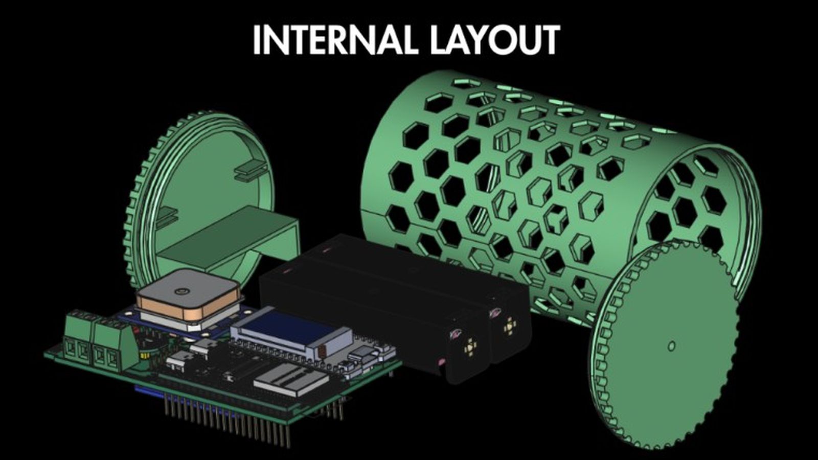 Interior CanSat instituto Torrente Ballester 1