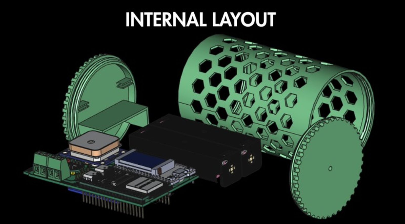 Interior CanSat instituto Torrente Ballester 1