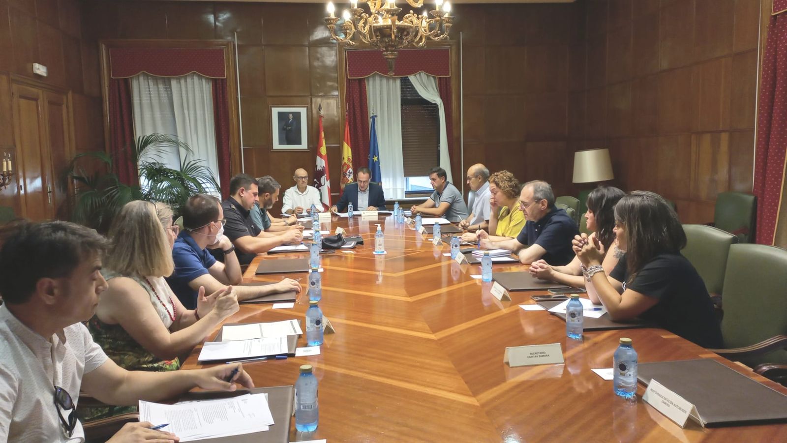 Reunión de coordinación para la acogida y protección de refugiados ucranianos. Archivo