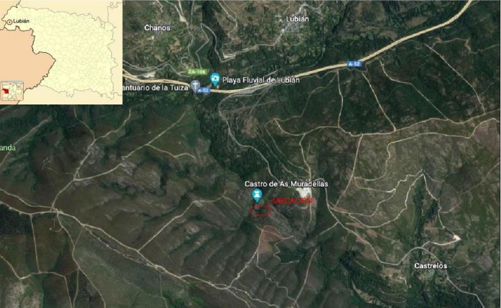 Lubián apuesta por la conectividad y el turismo con una nueva pasarela peatonal sobre el río Tuela