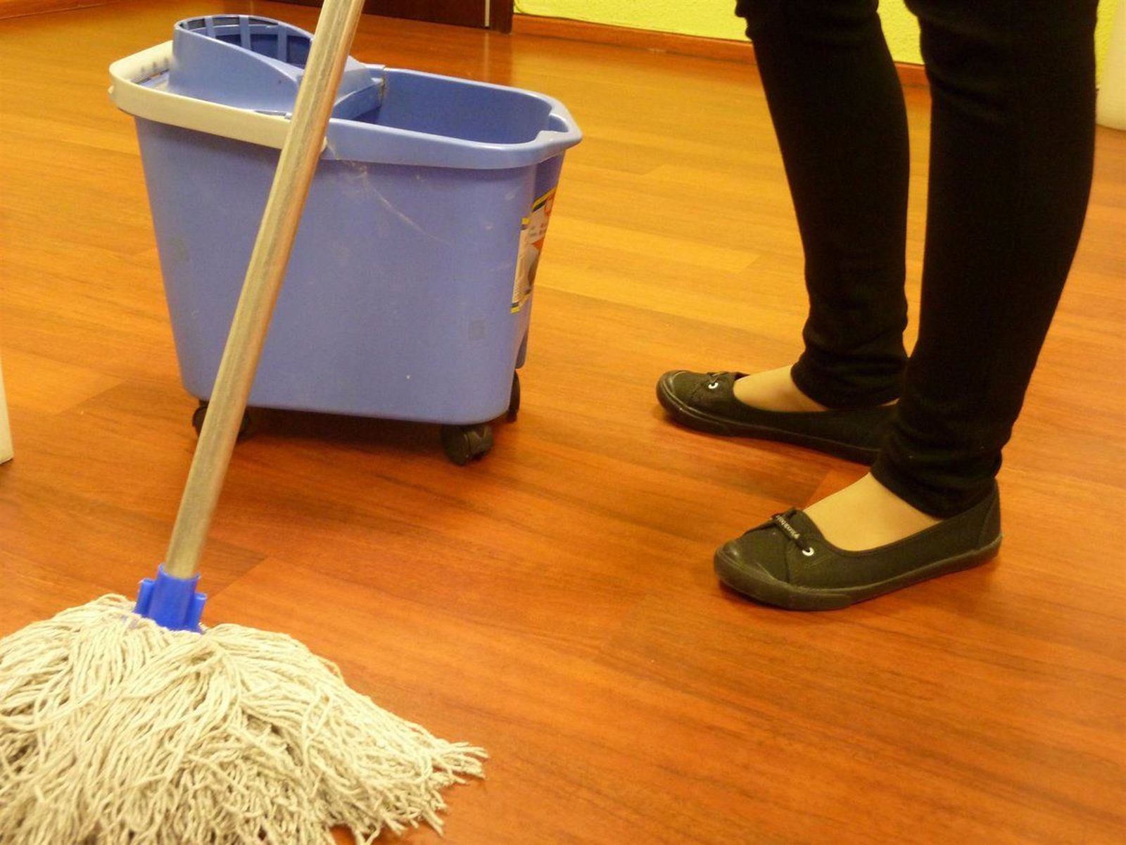 Empleada del hogar. Foto EP