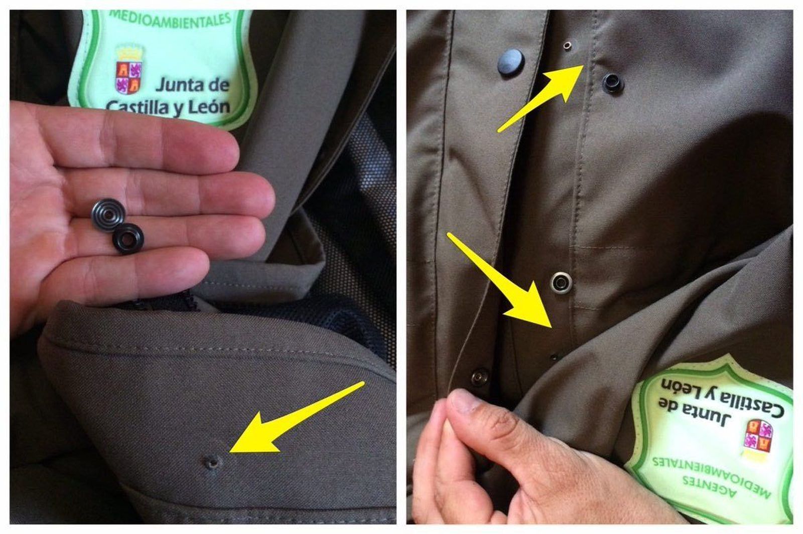 El Corte Inglés entrega deficientes uniformes a los agentes medioambientales