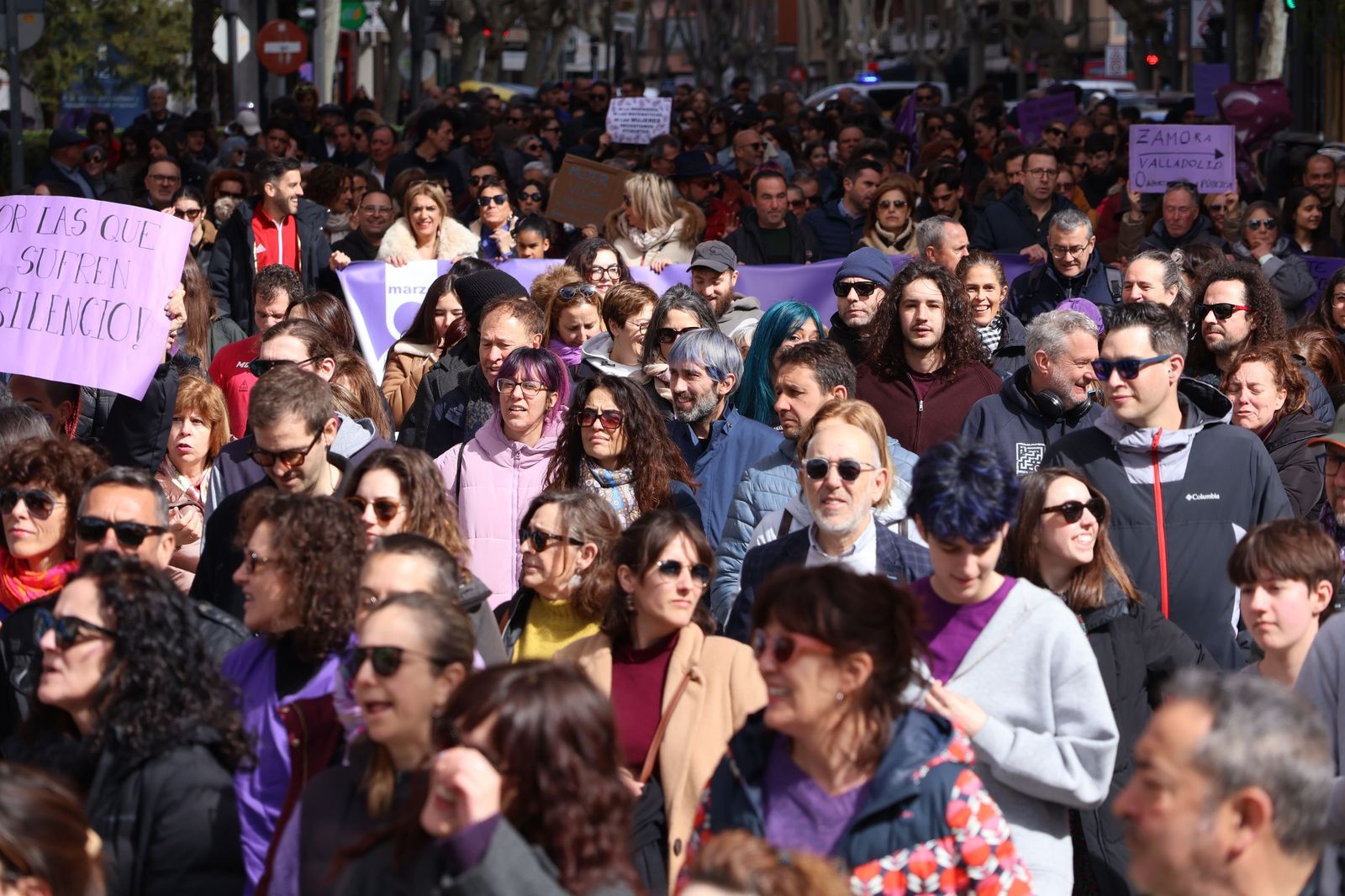 GALERÍA | La manifestación del 8M por las calles de Zamora, en imágenes