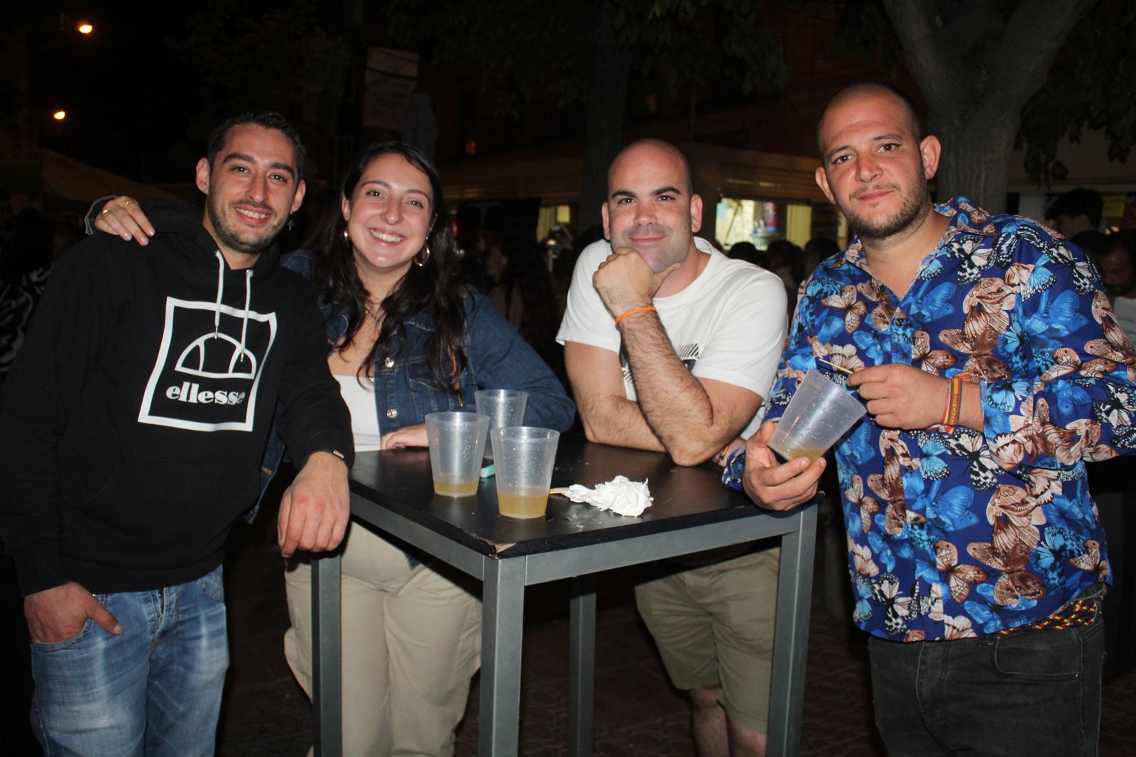 Ambiente en la Feria de Día en la tarde de este