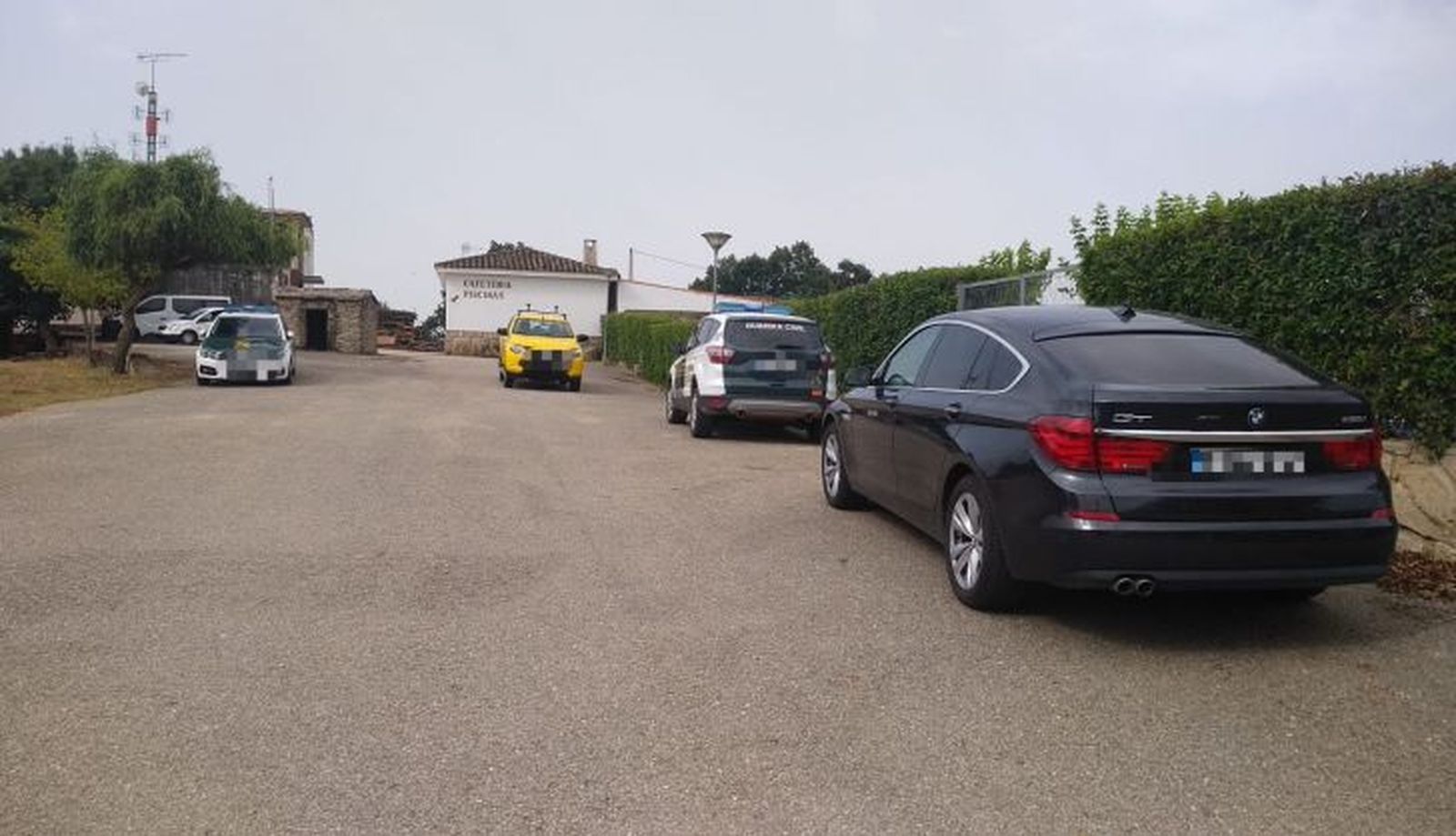 Efectivos de la Guardia Civil, de Protección Civil y del 112, en la residencia Cielo de Las Arribes, en Masueco | Salamanca 24 Horas