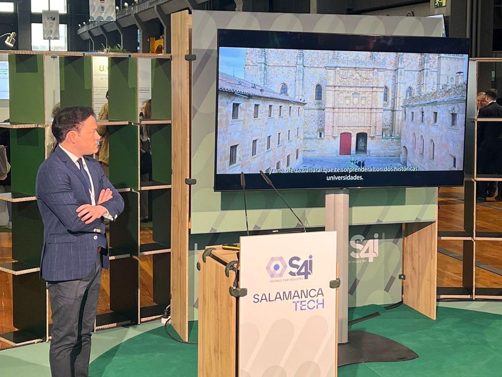 Pedro Martínez en la Feria Science for Industry