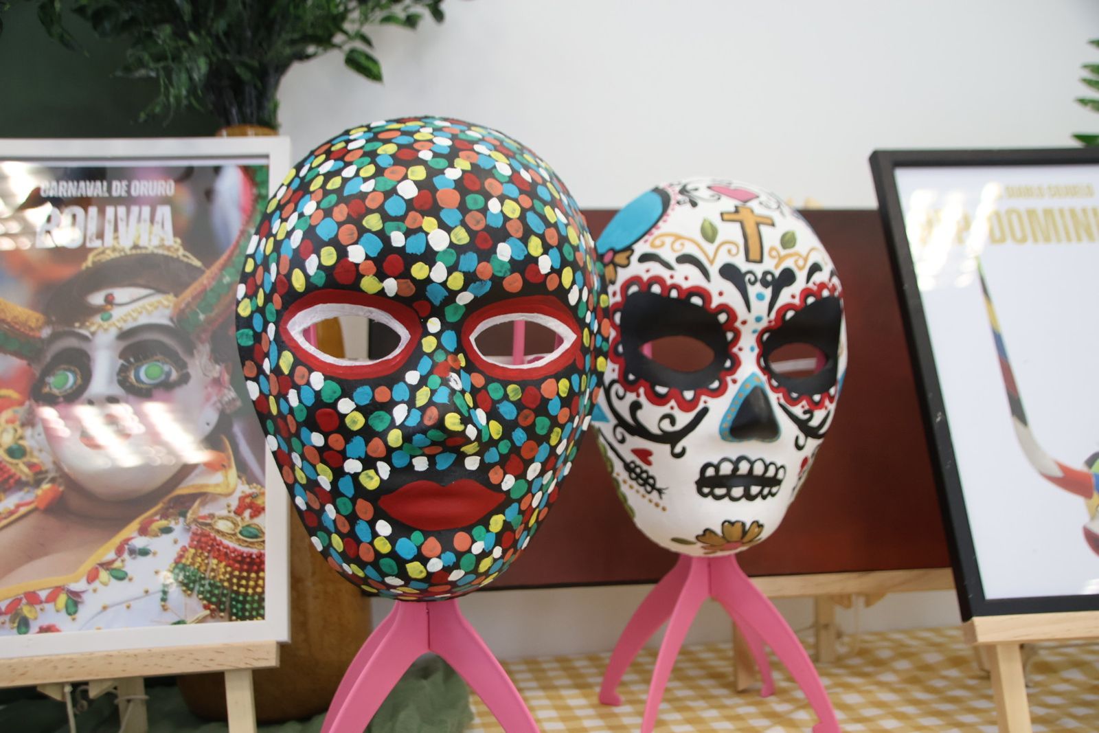 Taller de máscaras tradicionales incluido en la programación del Mes de la Hispanidad