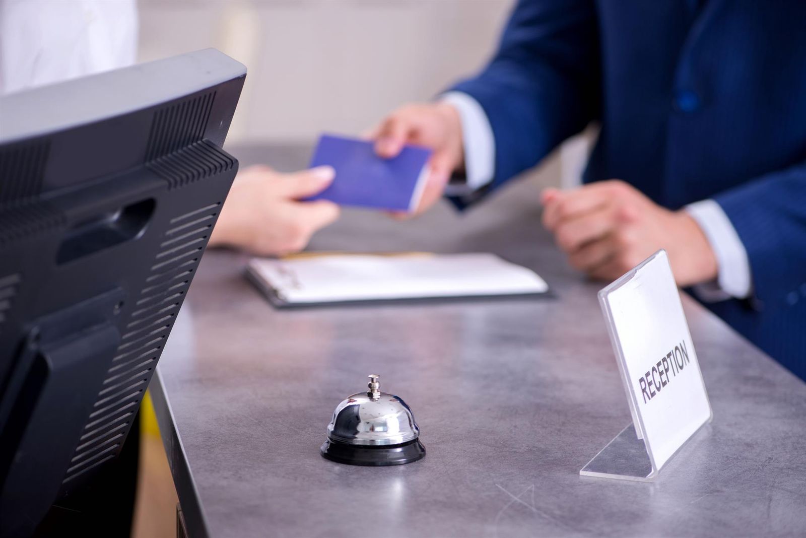 Recepción de un hotel, en una imagen de archivo.   HOSBEC   Archivo
