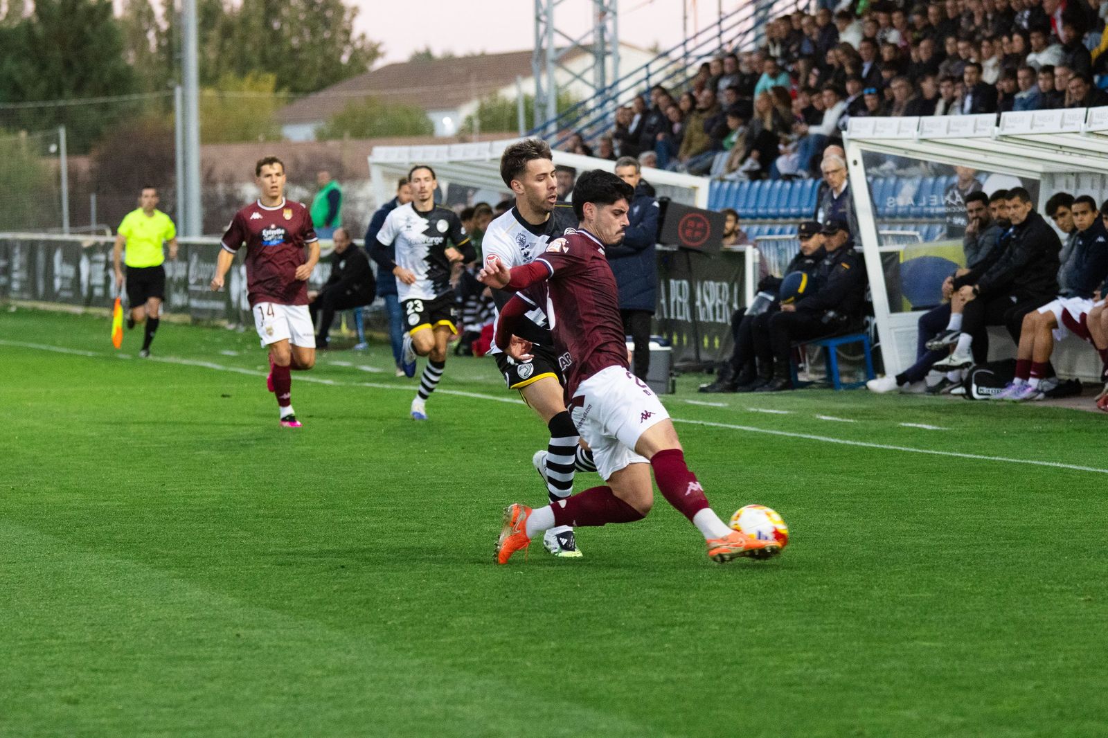 Partido entre Unionistas y Pontevedra en el Reina Sofía