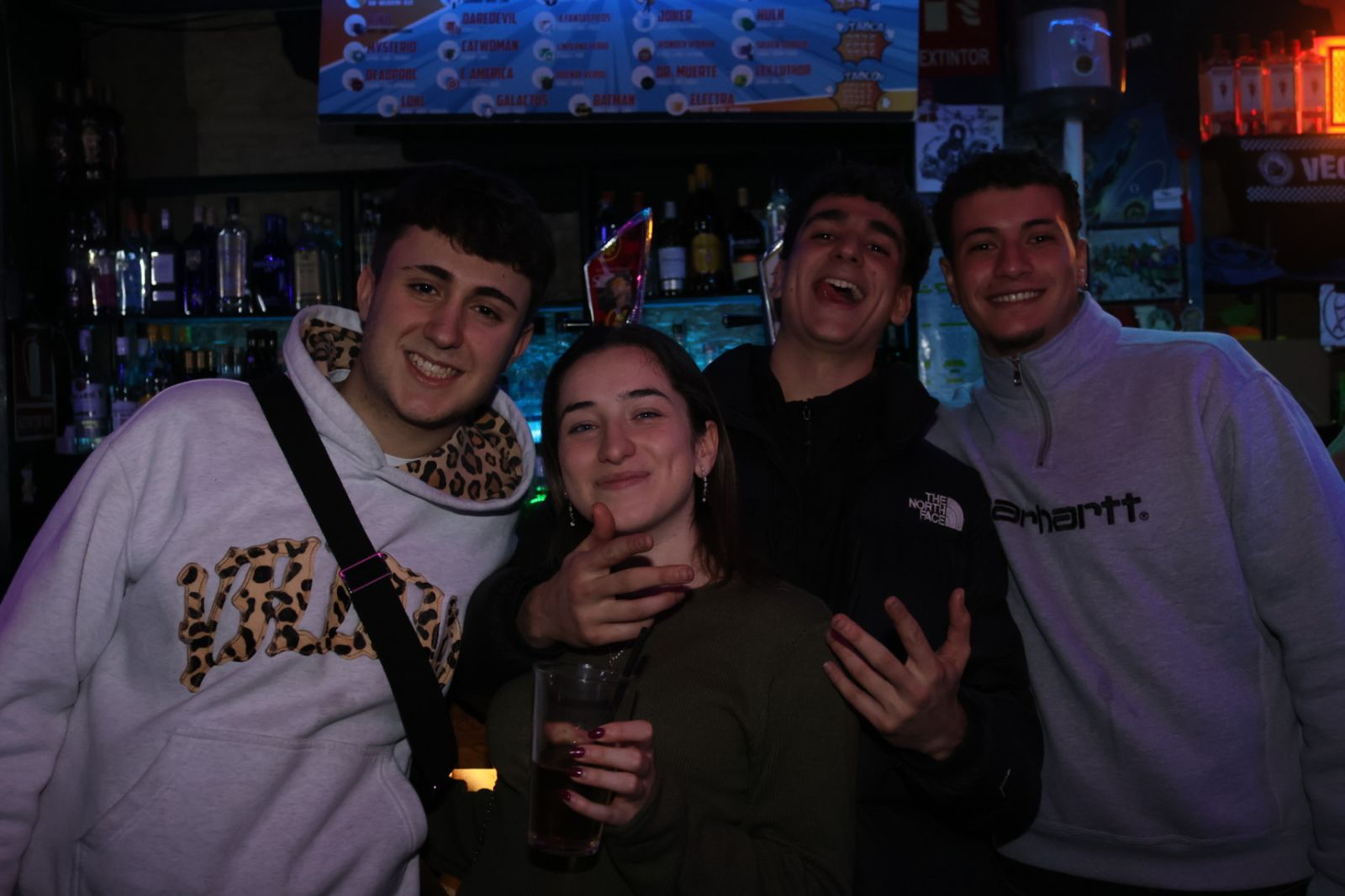 Salamanca de noche, sábado 17 de enero