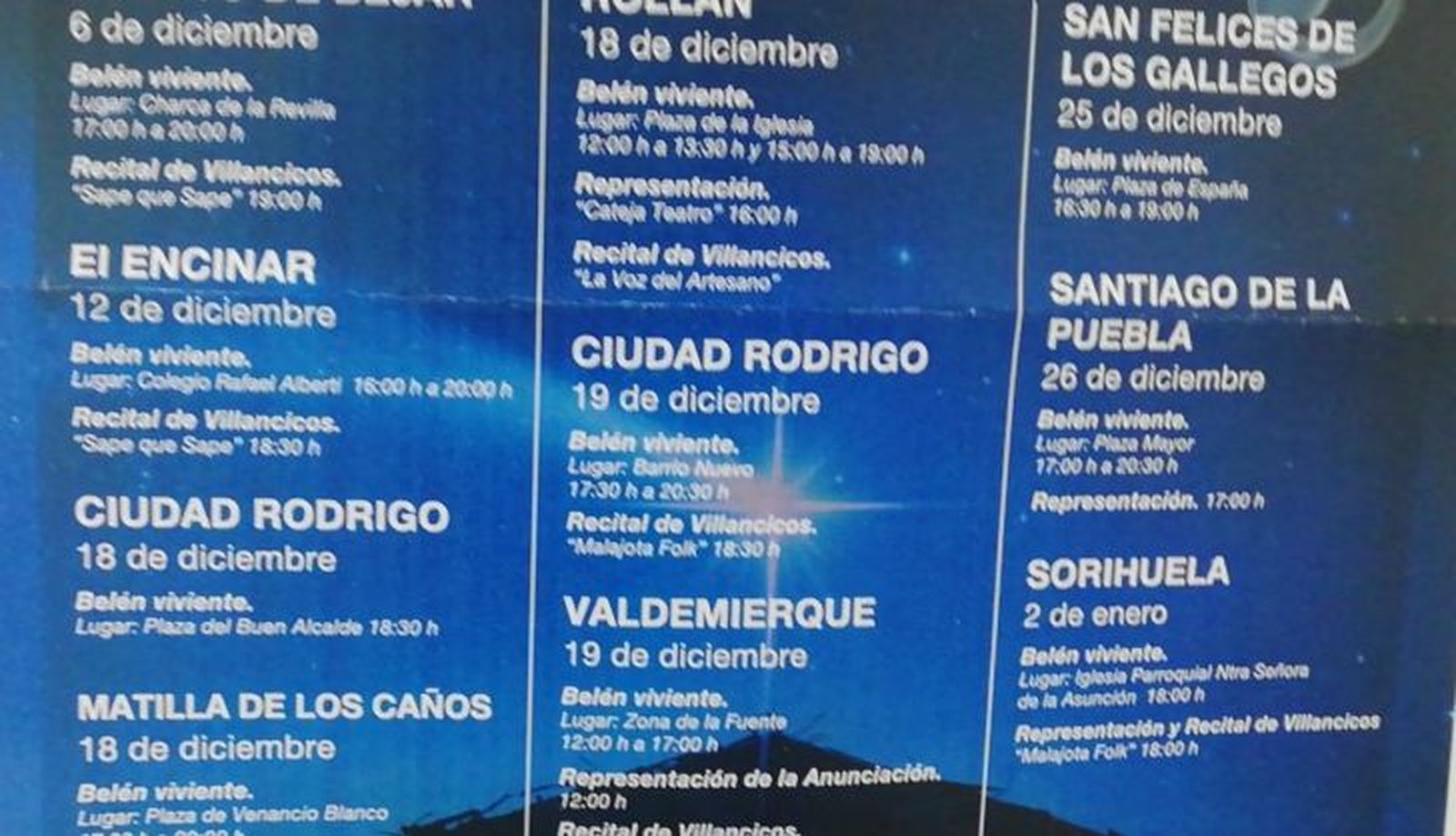 Cartel Belenes Animados