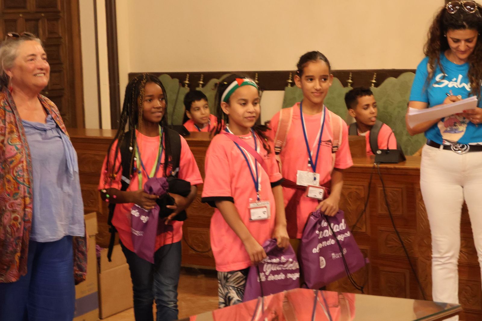 Llegada de los niños Saharauis y encuentro con las familias de acogida