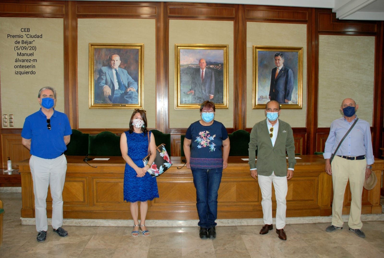 Miembros de la junta directiva del Centro