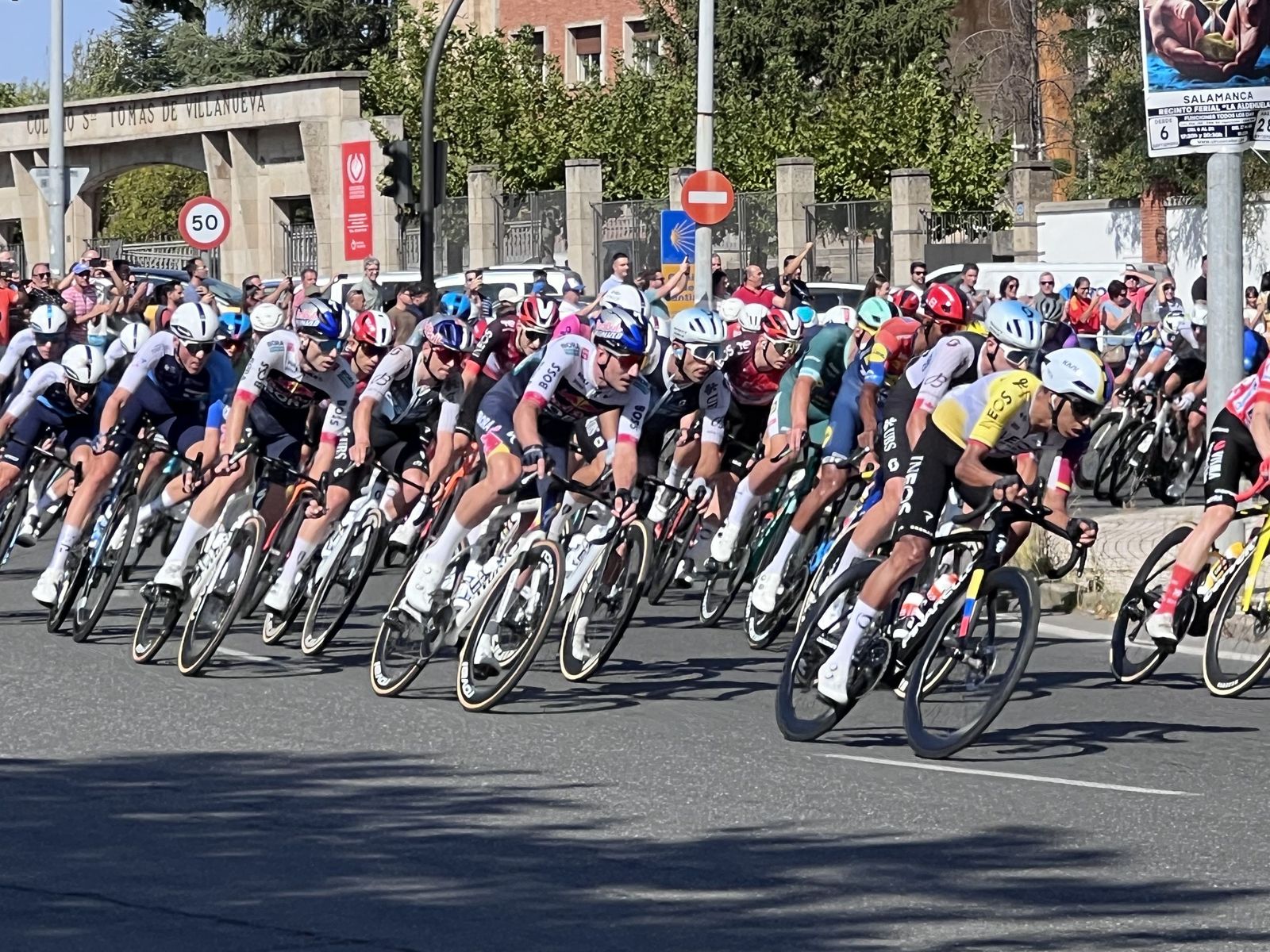 Vuelta ciclista a su paso por Salamanca