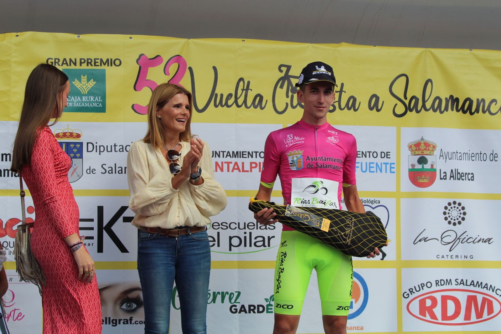 Entrega de premios de la 53ª Vuelta Ciclista a Salamanca