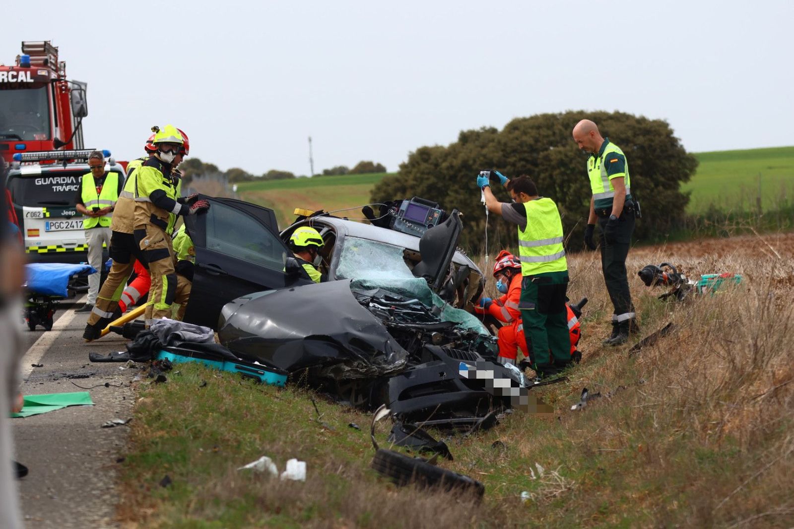 Accidente en Parada de arriba