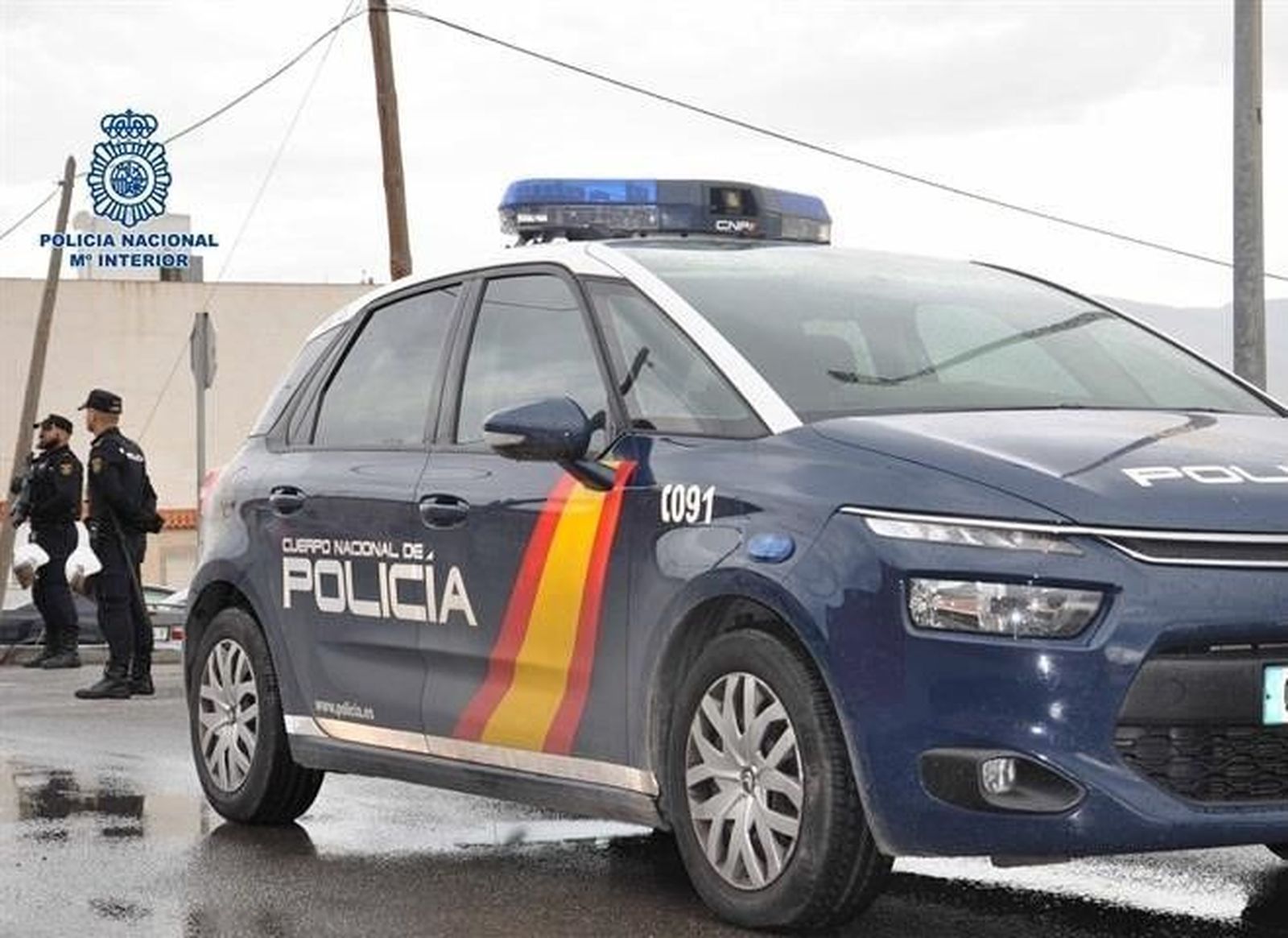 Vehículo de la Policía Nacional