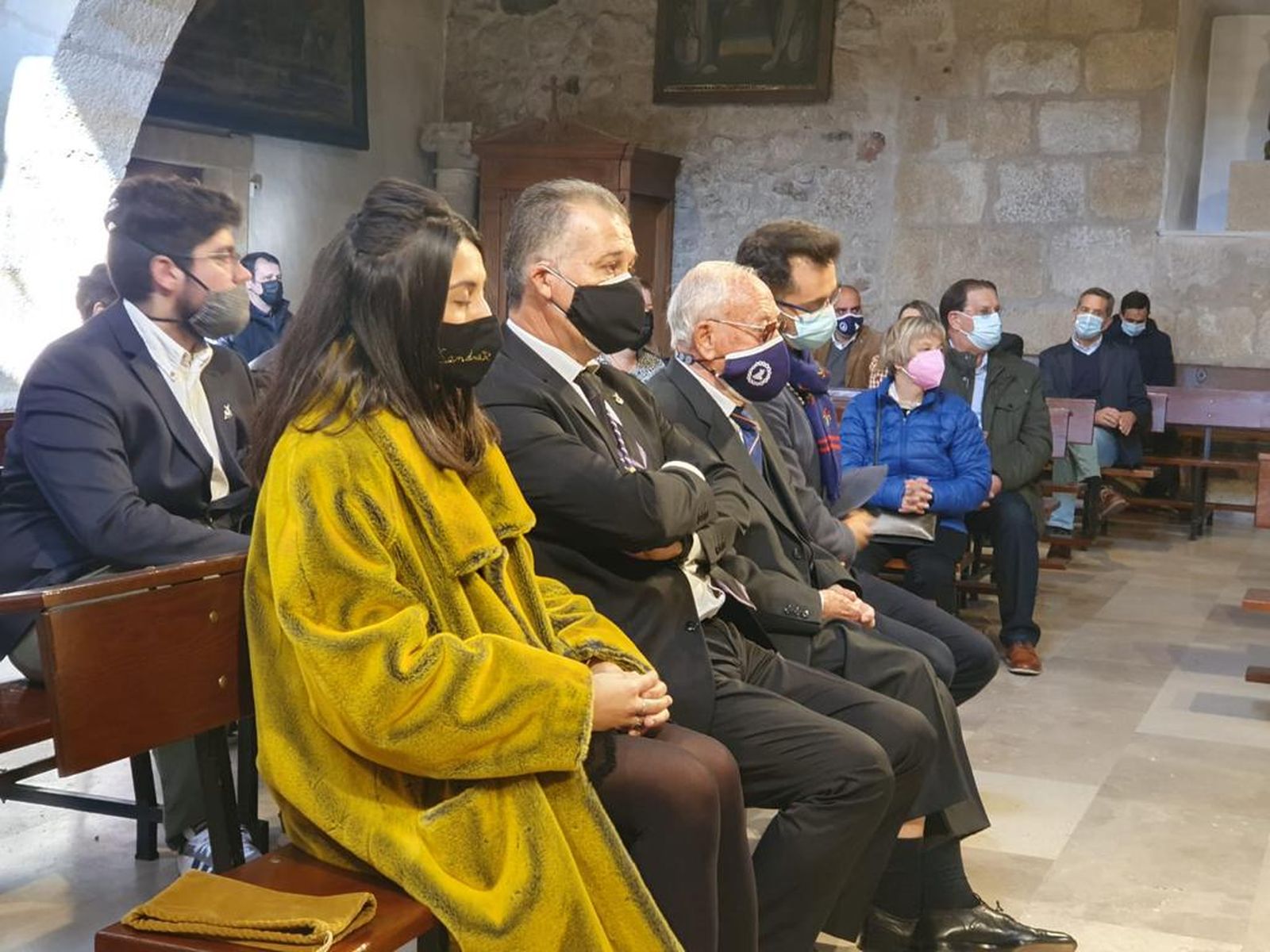 Parte de la directiva de la cofradía