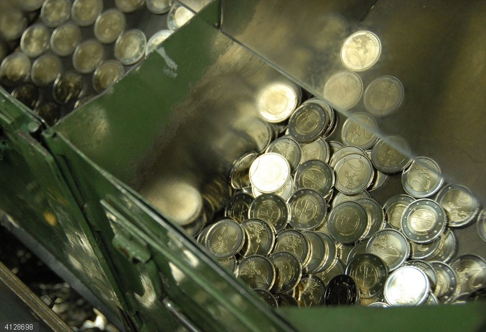 Fabricación de monedas en la Fábrica Nacional de Moneda y Timbre