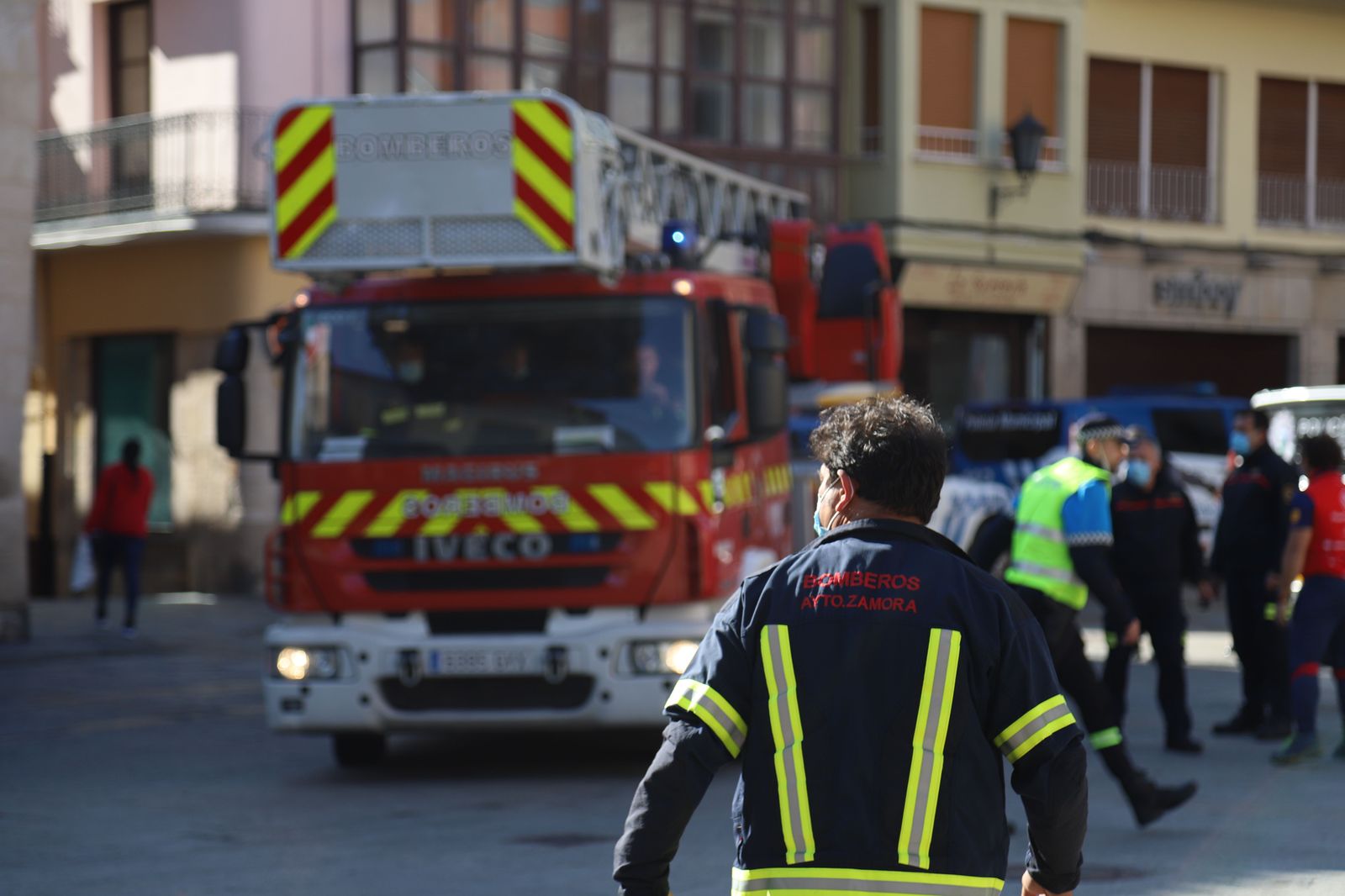 Bomberos Plaza Mayor