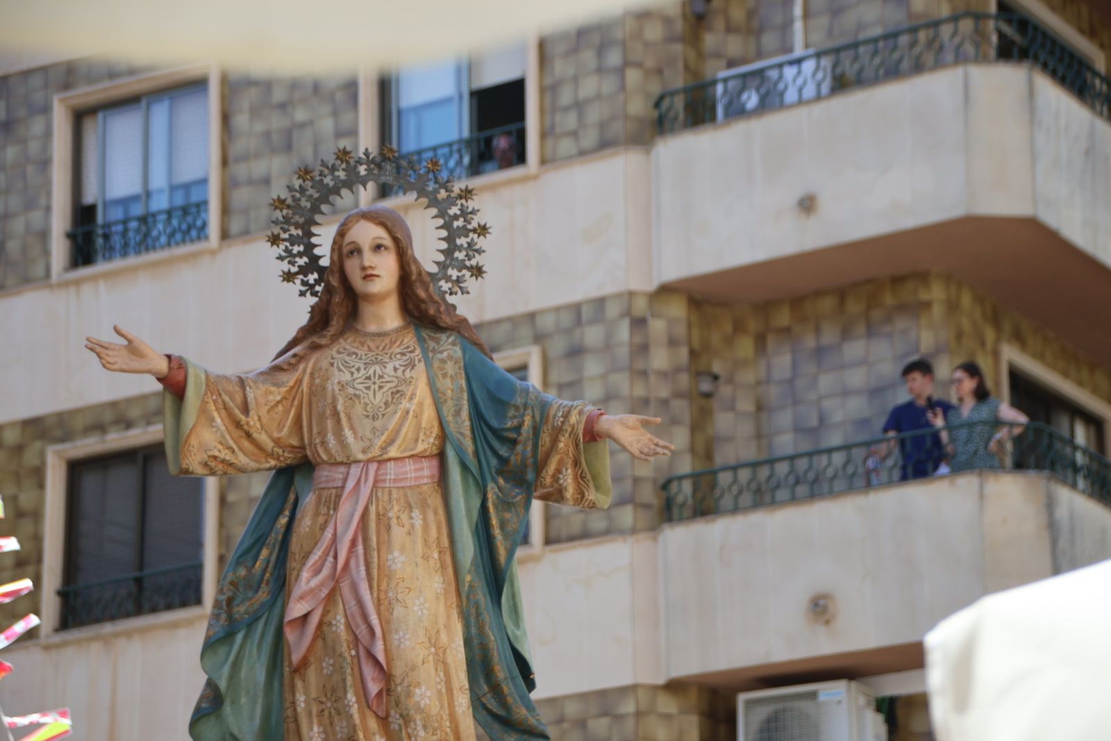 Procesión y ofrenda floral en honor de Nuestra Señora de la Asunción en Guijuelo