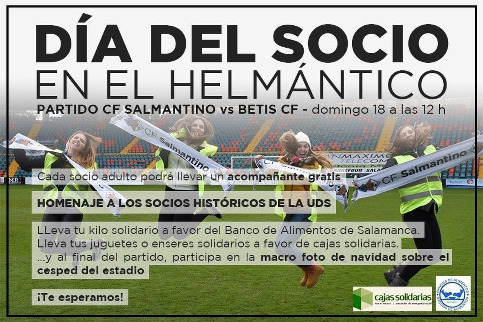 El Salmantino celebra el Día del Socio en su partido contra el Betis