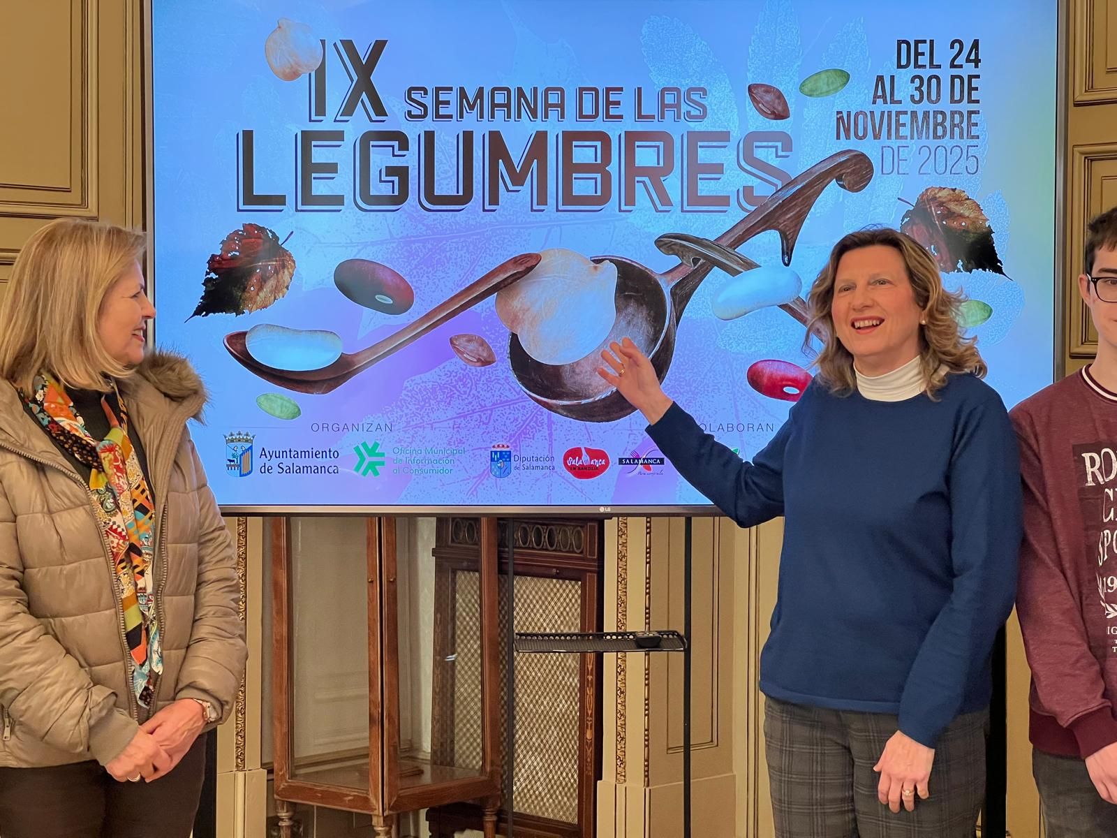 Presentación de la IX Semana de las Legumbres con la presencia de la concejala Vega Villar