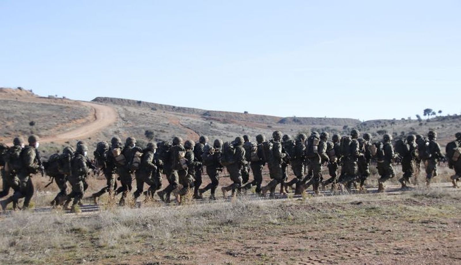 Entrenamientos de militares en Los Montalvos | Fotos: Andrea M