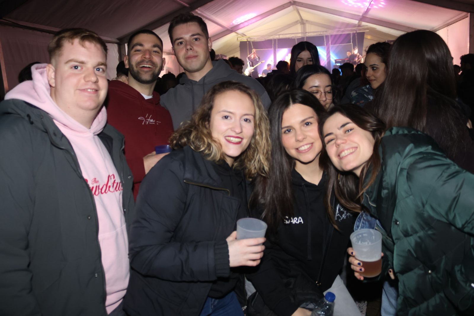 Salamanca de noche, viernes 7 de febrero