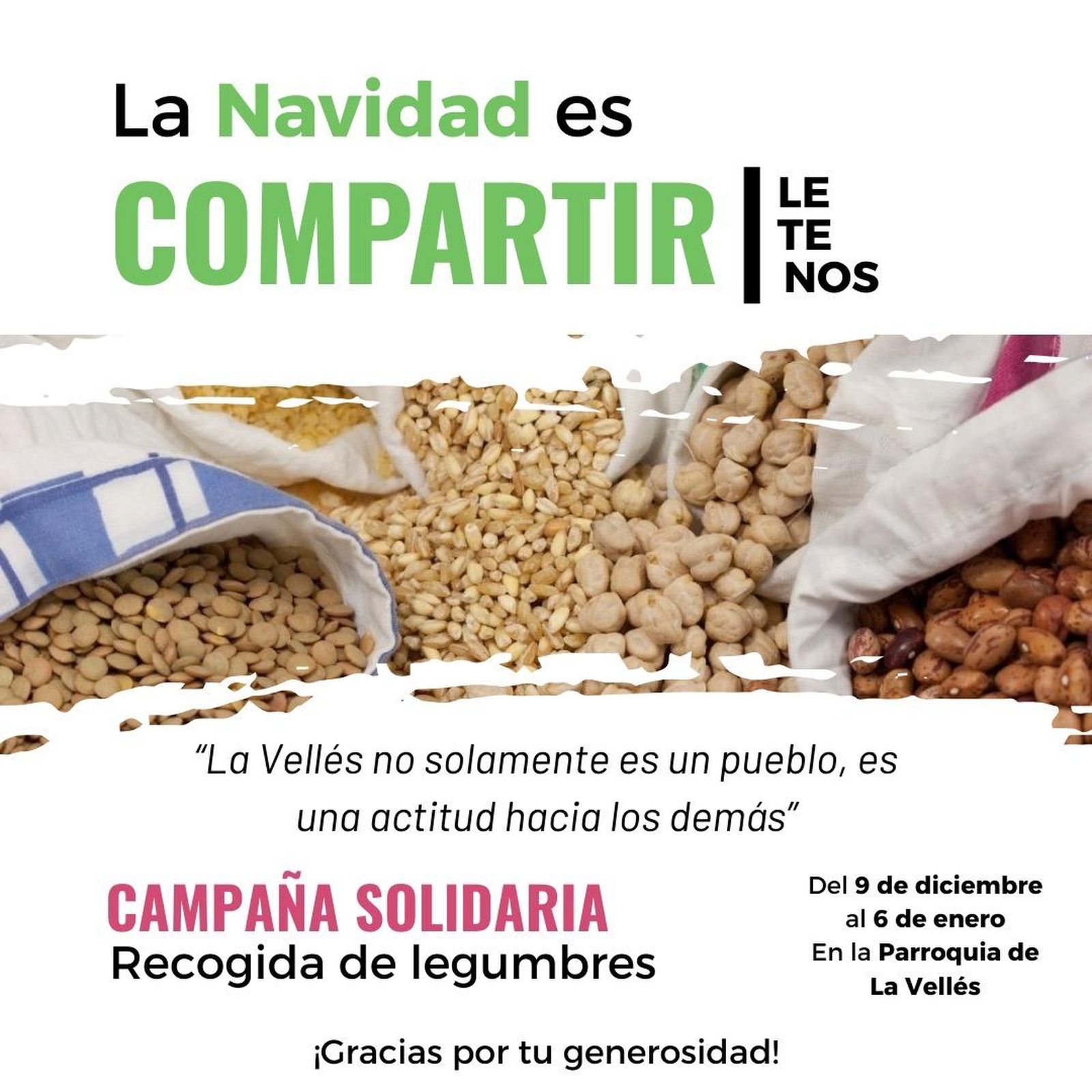 Campaña legumbres La Vellés