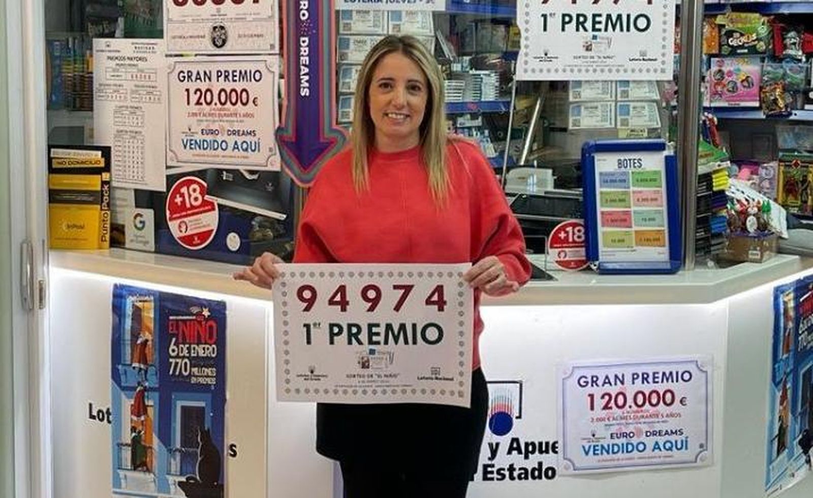 La Papelería de la Suerte, administración situada en el Centro Comercial el Tormes