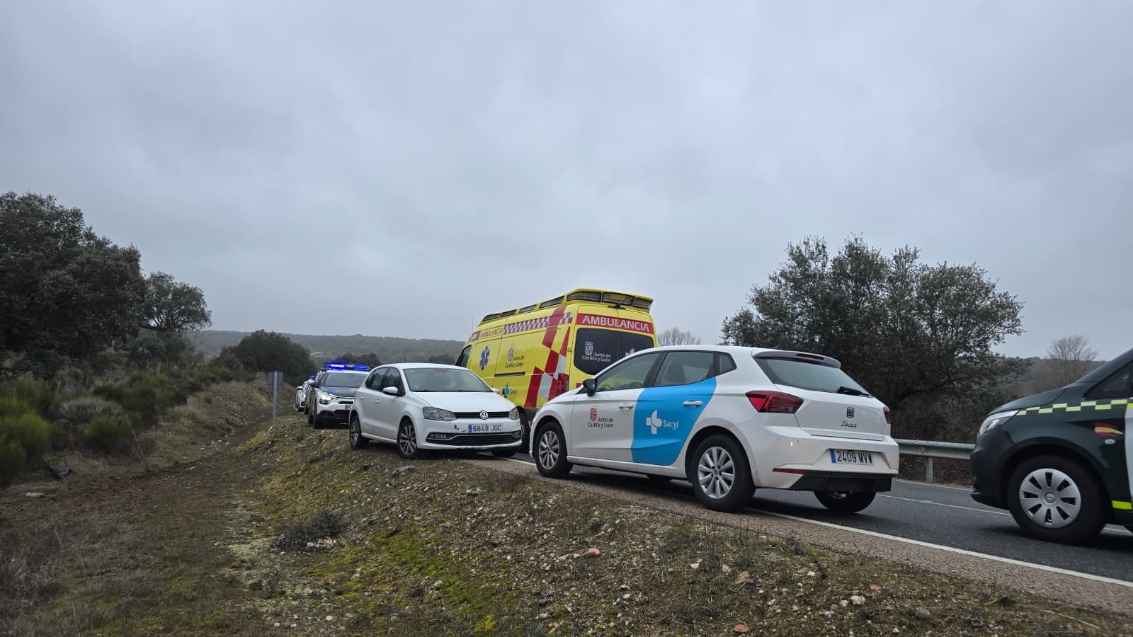 Accidente persecucción Villaseco de los Gamitos