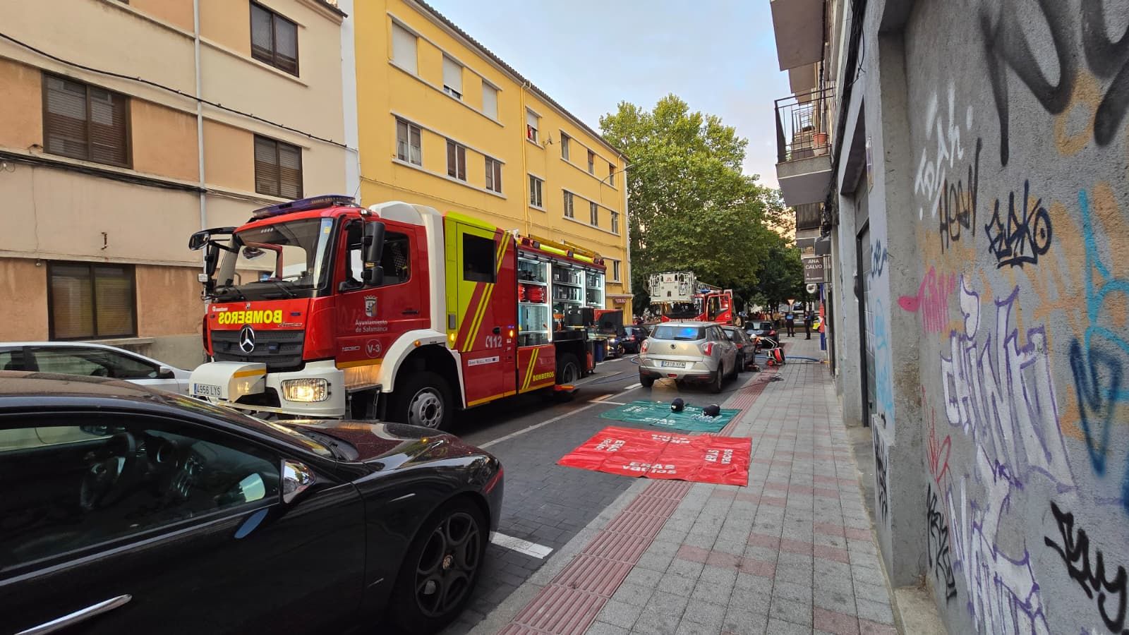 Una sartén al fuego provoca la intervención de los Bomberos en la calle Pintores