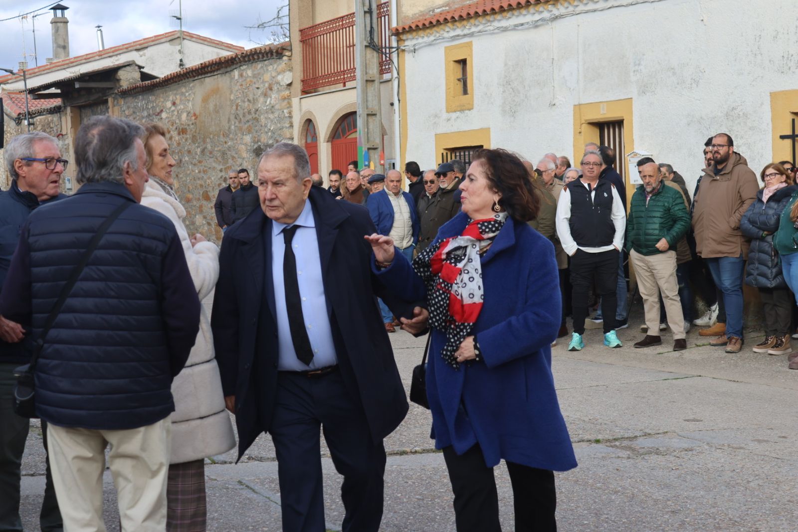 Funeral del empresario Silvestre Sánchez Sierra en Aldearrodrigo