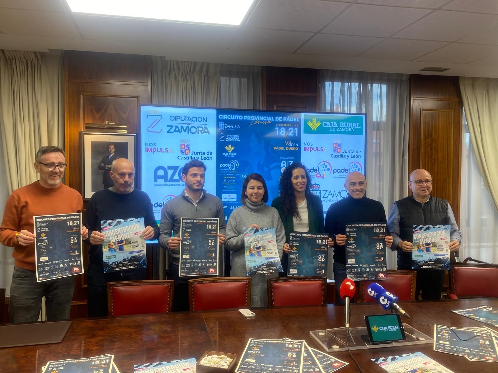 Presentación de la última prueba del Circuito Provincial de Pádel