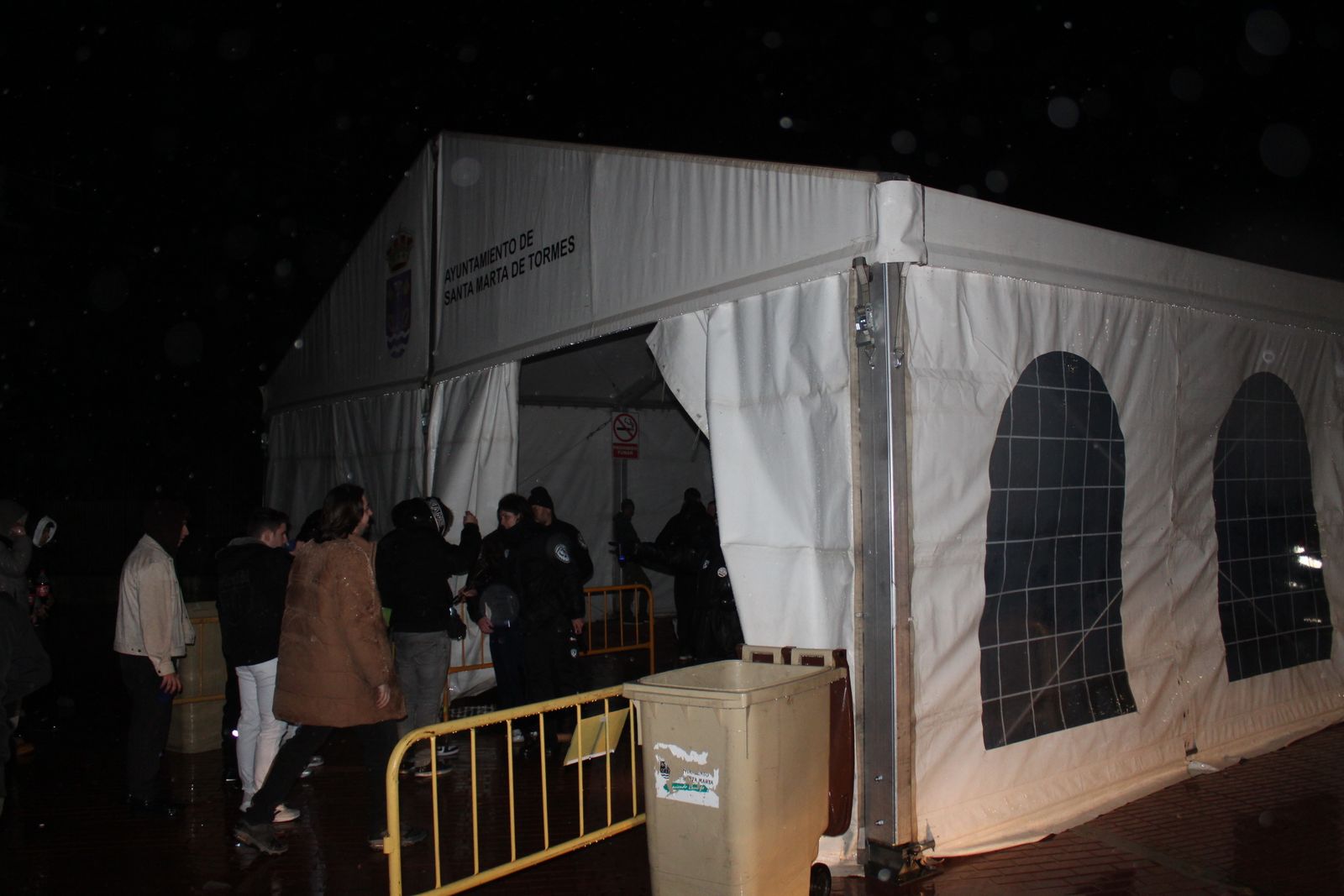 Salamanca de noche, sábado 7 de febrero