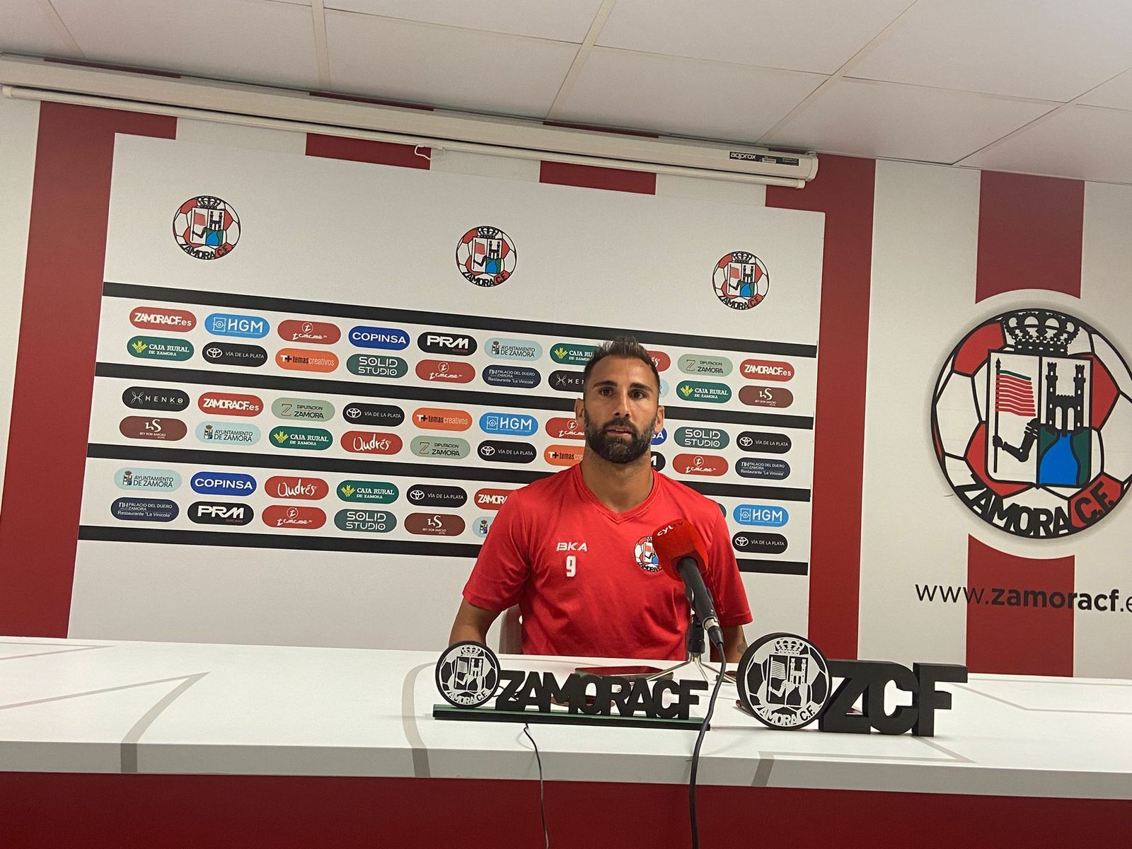 Pito Camacho, jugador del Zamora CF.