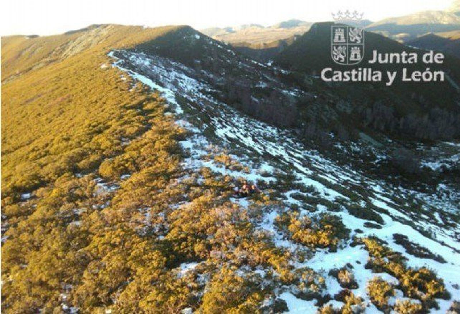 Rescatado un senderista herido en una zona de montaña de Tejedo del Sil