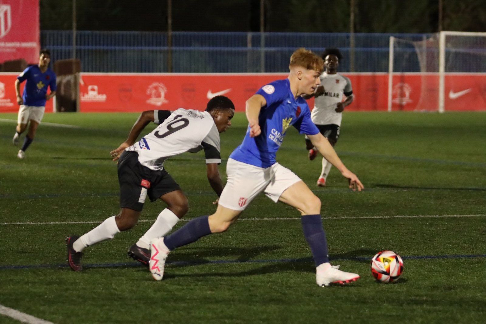 Diego Alonso, en el amistoso ante el Ciudad Rodrigo | FOTO UD SANTA MARTA